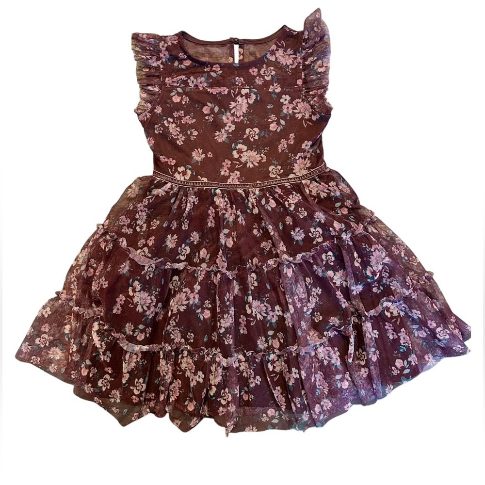 Zenzi Girls Floral Tiered Dress Purple
6/6X